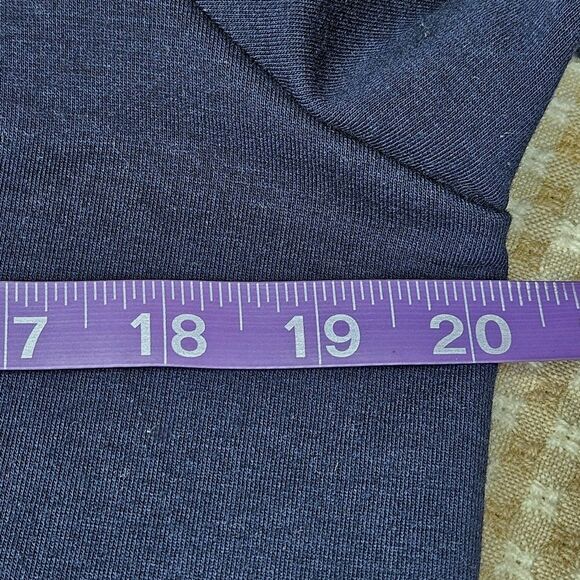 Boston Proper Sport Navy Blue Intricate Embroidery Long Sleeve Full Zip Jacket - Picture 10 of 12